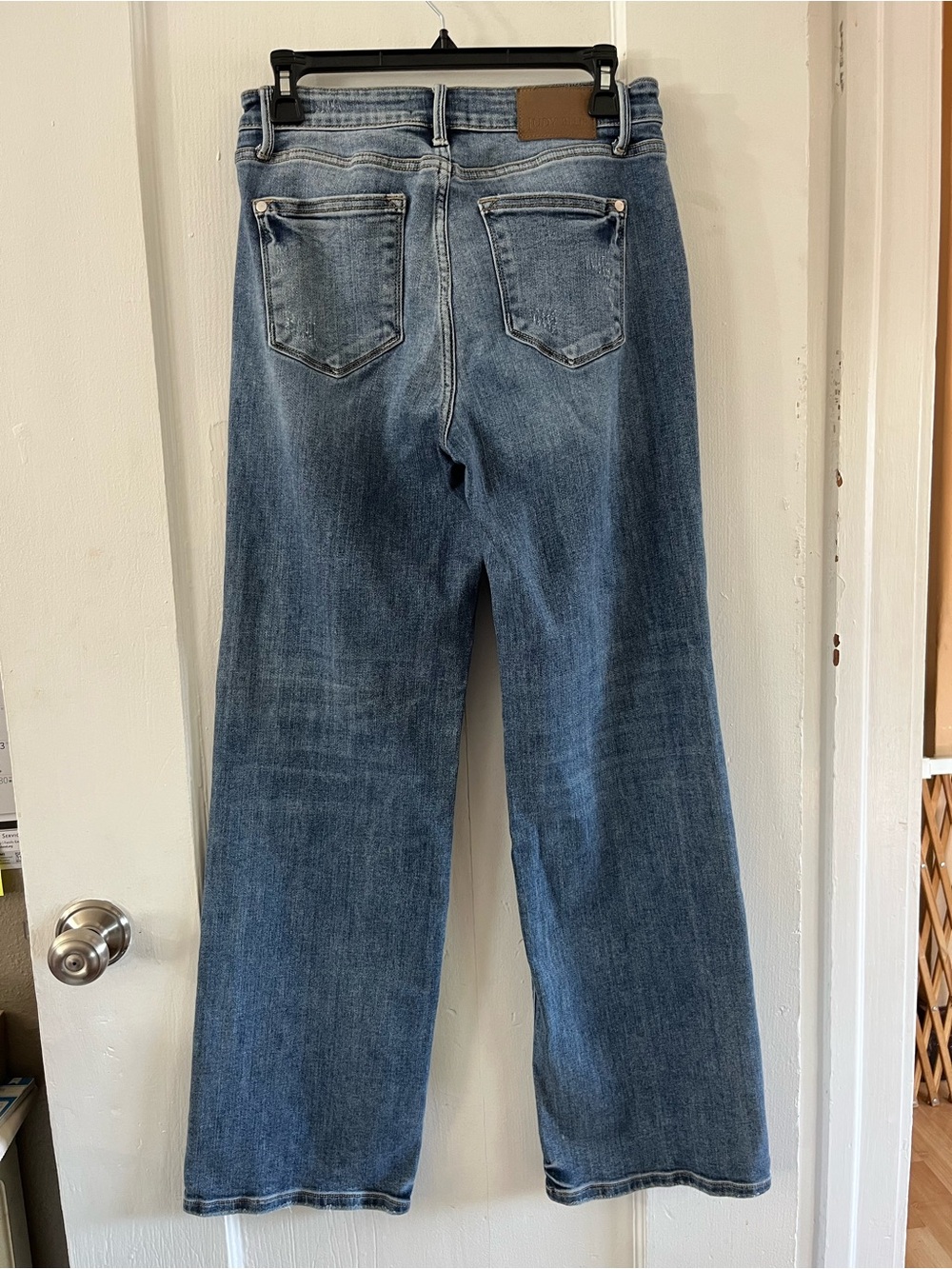 Judy Blue Los Angeles Wide Leg Jeans Size 9/29 Medium Wash EUC - Picture 7 of 16